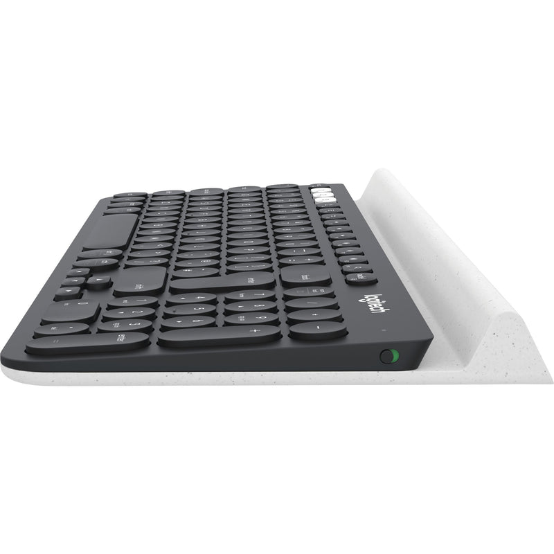 Load image into Gallery viewer, Logitech k780 multi device draadloos toetsenbord (eu lay-out (qwerty), bluetooth)
