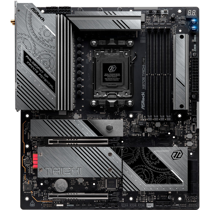 Afbeelding laden in galerijviewer, Asrock x870e taichi lite socket am5 moederbord (raid, 5 gb-lan, wi-fi 7, bt, e-atx)

