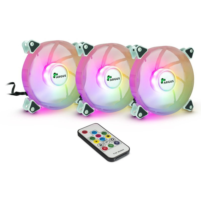 Afbeelding laden in galerijviewer, Inter-tech argus rgb-fan set rs-06 case fans (3 stuks, 120 x 120 x 25 mm, pwm)
