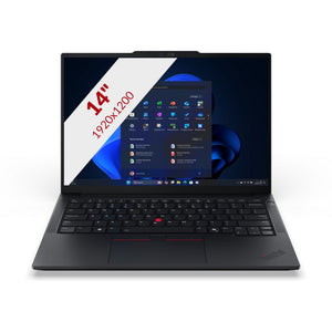 Lenovo thinkpad e14 gen 7 amd (21t0006qmh) 14 laptop (zwart | ryzen 7 250 | radeon 780m | 16 gb | 512 gb ssd)