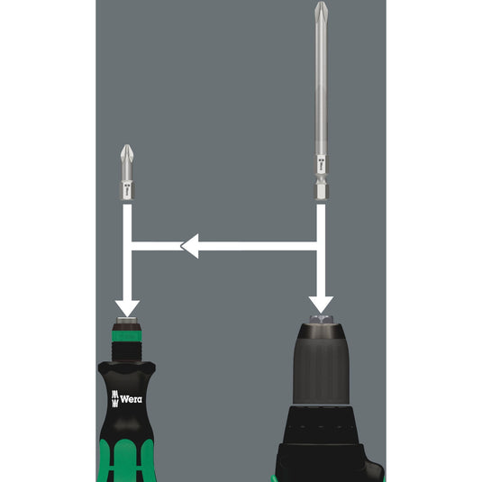 Wera kraftform kompakt 40 bitset (zwart groen, 7-delig)