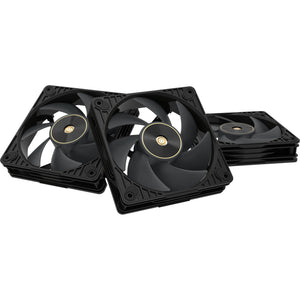 Asus proart pf120 fan - triple pack case fans (zwart, 3 stuks, 120 x 120 x 28 mm, 3 stuks)