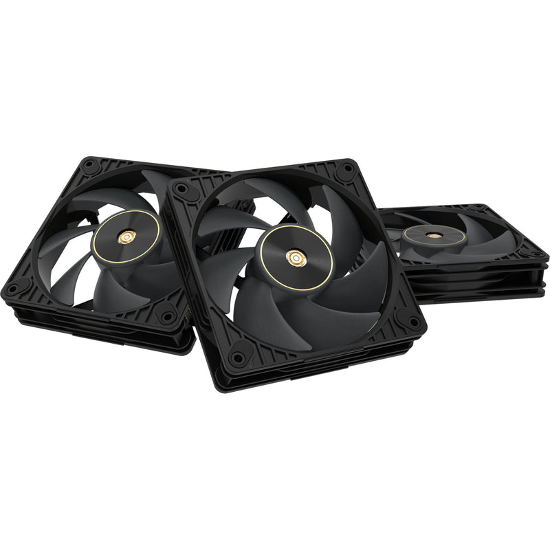 Load image into Gallery viewer, Asus proart pf120 fan - triple pack case fans (zwart, 3 stuks, 120 x 120 x 28 mm, 3 stuks)
