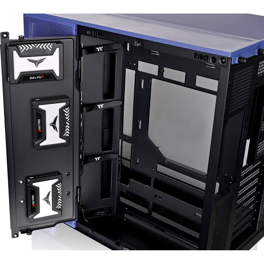 Thermaltake view 380 xl tg argb future dusk midi tower behuizing (paars | 2x usb-a | 1x usb-c | rgb | window)