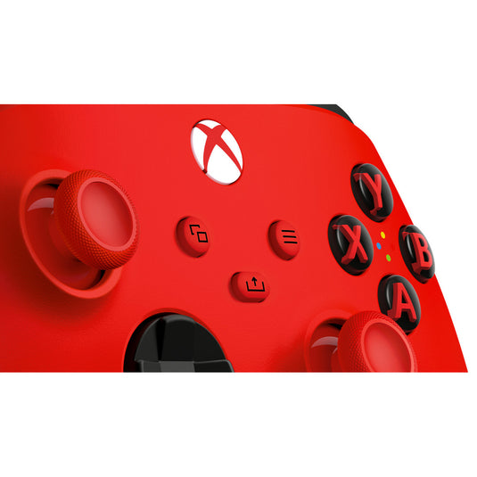 Microsoft xbox wireless controller - pulse red (rood, bluetooth)