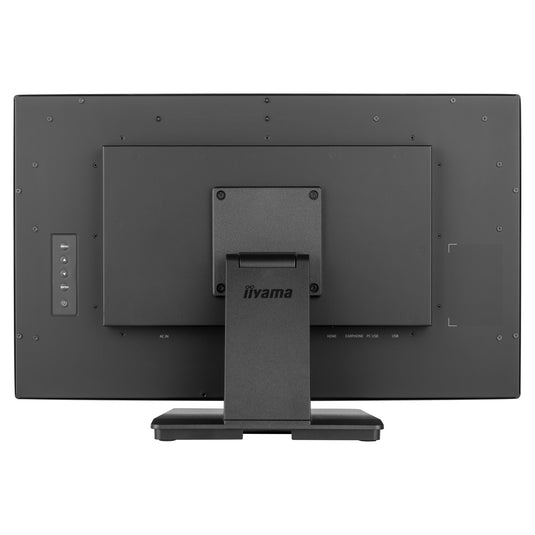 Iiyama prolite t2438msc-b2 23.8 touchscreen monitor (zwart, 120 hz, hdmi, displayport, audio, usb, touch)