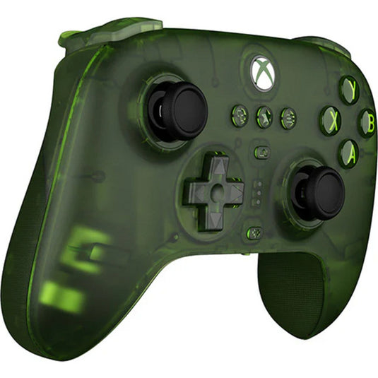 8bitdo ultimate 3-mode controller voor xbox (groen transparant, xbox series x|s, xbox one, pc, bluetooth usb-c 2.4 ghz )