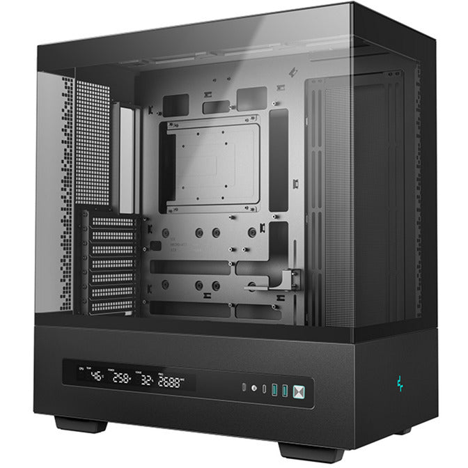 Chargez l'image dans la visionneuse de la galerie, Deepcool ch690 digital midi tower behuizing (zwart | 2x usb-a | 1x usb-c | tempered glass)
