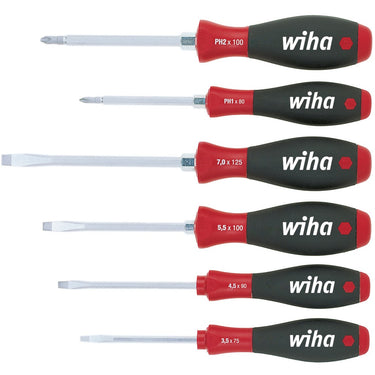 Wiha schroevendraaierset softfinish 21248 (zwart rood)