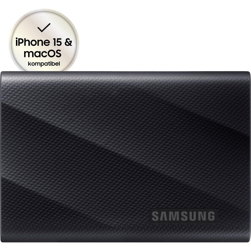 Load image into Gallery viewer, Samsung portable t9 4 tb externe ssd (zwart, mu-pg4t0b eu, usb-c 3.2 (20 gbit s))
