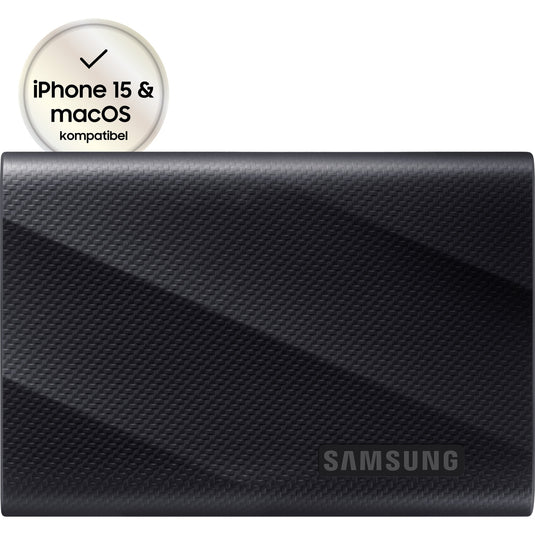 Samsung portable t9 4 tb externe ssd (zwart, mu-pg4t0b eu, usb-c 3.2 (20 gbit s))