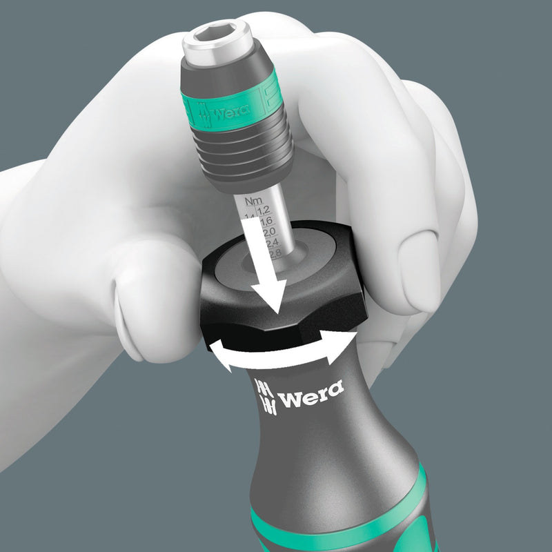 Load image into Gallery viewer, Wera 7440 41 kraftform momentschroevendraaier-set 0,3-3,0 nm (zwart groen, 26‑delig)
