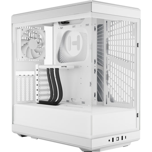 Hyte y40 midi tower behuizing (wit | 2x usb-a | 1x usb-c | tempered glass)