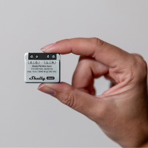 Load image into Gallery viewer, Shelly pm mini gen3 meetapparaat (bluetooth 4.2, wi-fi)
