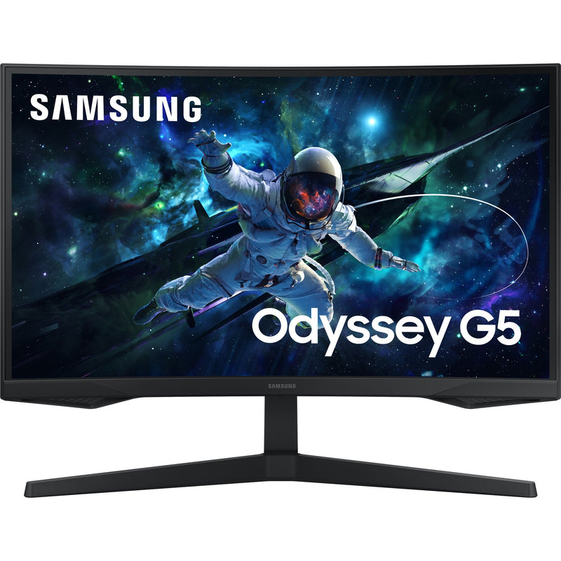 Load image into Gallery viewer, Samsung odyssey g5 g55c 27 curved gaming monitor (zwart, hdmi, displayport, 165 hz)
