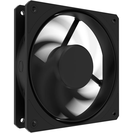 Cooler master mobius 120 black edition case fan (zwart, 120 x 120 x 25 mm, pwm)