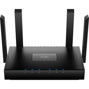 Cudy ax3000 gigabit wi-fi 6 mesh router (zwart, mesh)