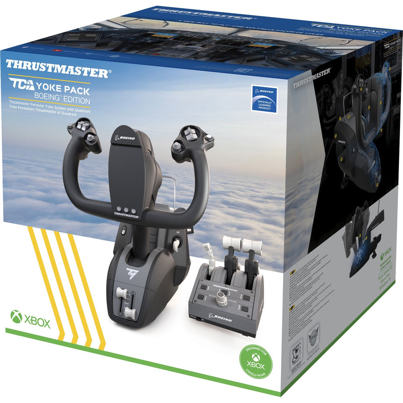 Load image into Gallery viewer, Thrustmaster tca yoke pack boeing edition gaming set (zwart grijs, pc, xbox one, xbox series x|s)

