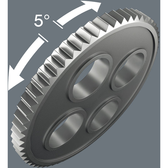 Wera 8000 b black edition zyklop speed ratel met 3 8 aandrijving (zwart groen)