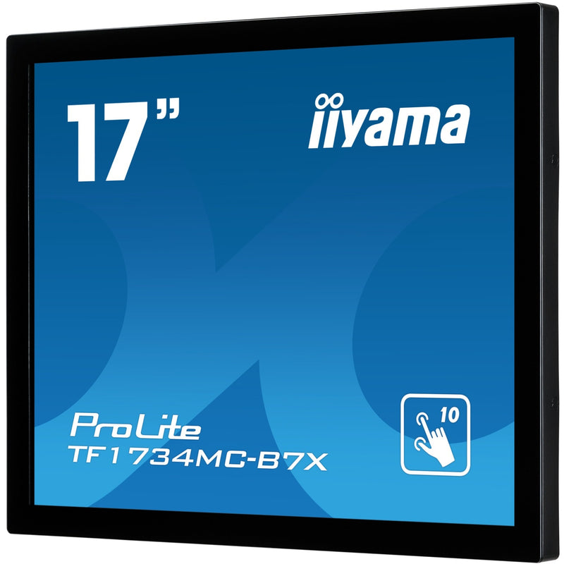 Load image into Gallery viewer, Iiyama prolite tf1734mc-b7x 17 touchscreen monitor (zwart, hdmi, displayport, vga, usb-b, rj-45)
