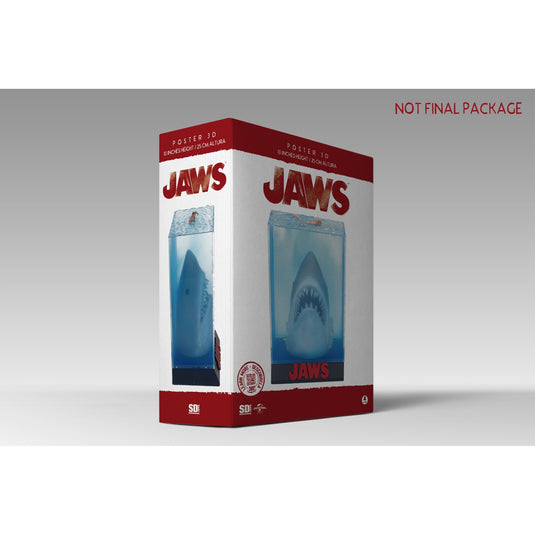 Sd toys jaws: 3d movie poster 10 inch statue decoratie