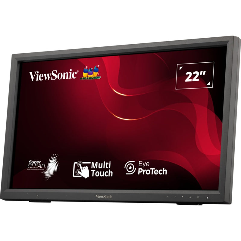 Load image into Gallery viewer, Viewsonic ir touch monitor td2223-2 22 (zwart, hdmi, vga, dvi, usb-a, usb-b)
