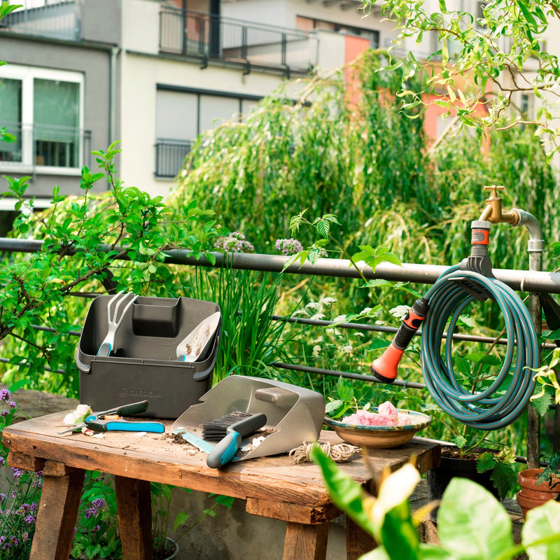 Load image into Gallery viewer, Gardena citygardening balkonbox tuinset (turquoise grijs, 08971-20)

