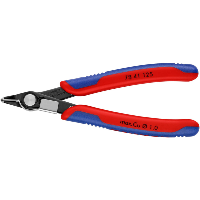 Load image into Gallery viewer, Knipex electronic super knips 78 41 125 elektronica-tang (rood blauw)
