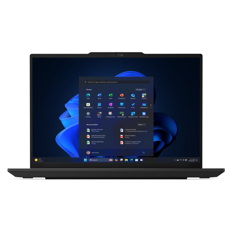 Load image into Gallery viewer, Lenovo thinkpad e14 gen 7 amd (21t0006pmh) 14 laptop (zwart | ryzen 5 220 | radeon 740m | 16 gb | 512 gb ssd)

