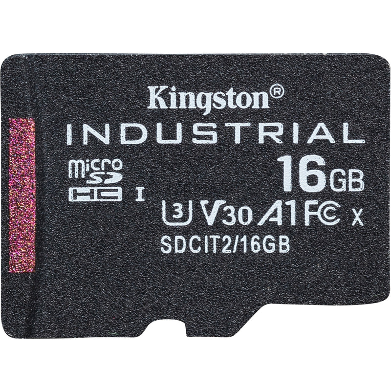 Afbeelding laden in galerijviewer, Kingston industrial microsdhc 16gb geheugenkaart (zwart, klasse 10, uhs-i, u3, v30, a1)
