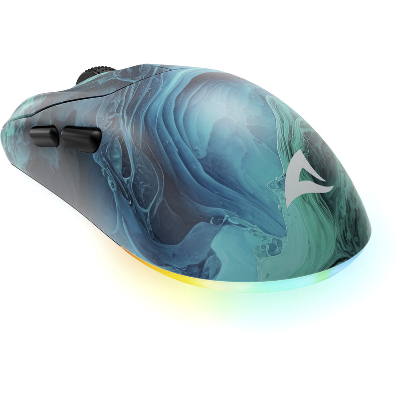 Load image into Gallery viewer, Sharkoon sgm25w gaming muis (turquoise blauw, 12.000 dpi, rgb leds)
