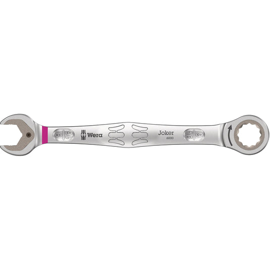 Wera 9632 magneetstrip 6000 joker imperial 1 steek-ringratelsleutelset moersleutel (inch, 8‑delig)