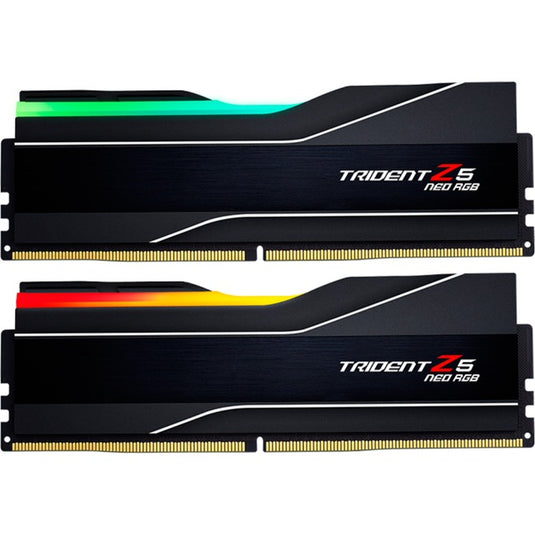 G.skill 32 gb ddr5-6000 kit werkgeheugen (zwart, f5-6000j3636f16gx2-tz5nr, trident z neo rgb, expo)