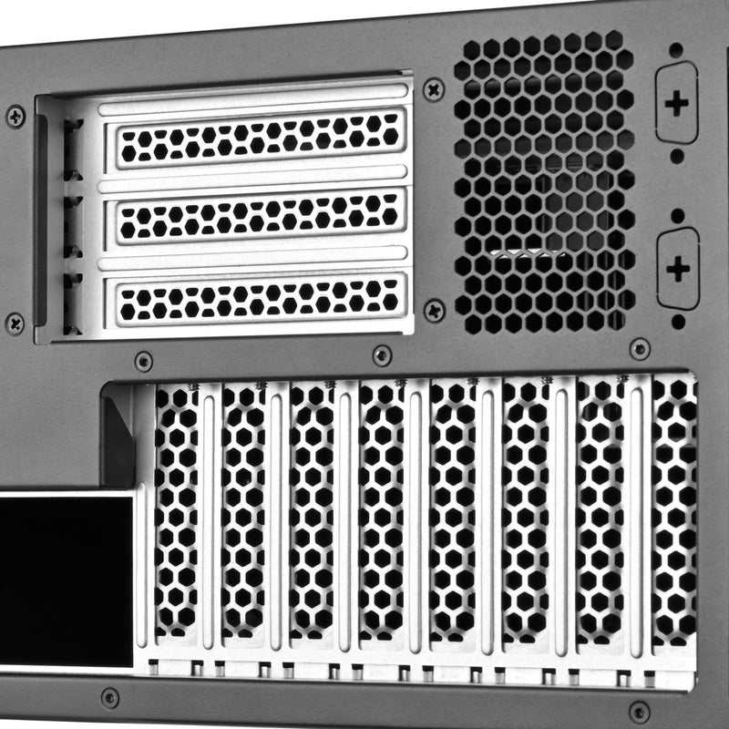 Load image into Gallery viewer, Silverstone rm47-502-i rack behuizing (zwart)
