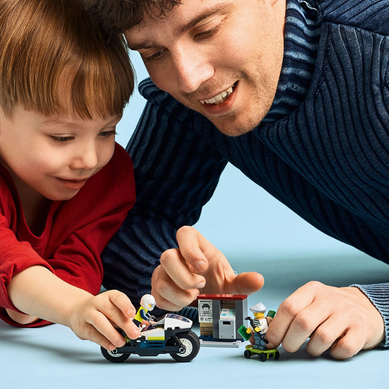 Load image into Gallery viewer, Lego city 60455 achtervolging op politiemotor

