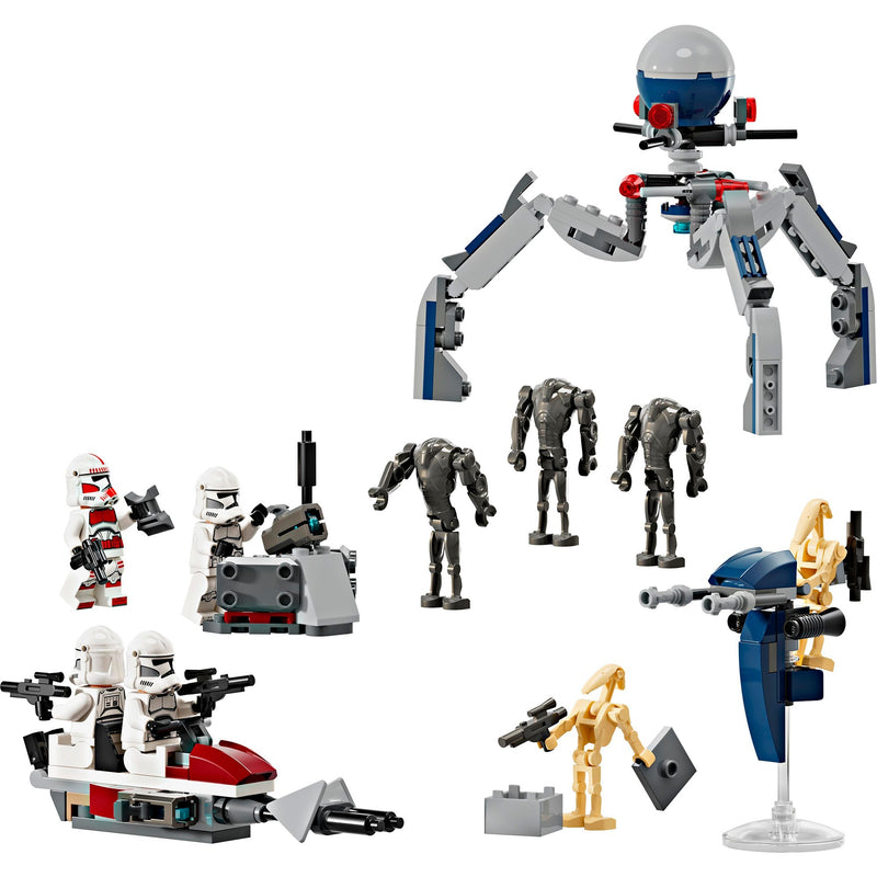 Load image into Gallery viewer, Lego star wars 75372 clone trooper en battle droid battle pack

