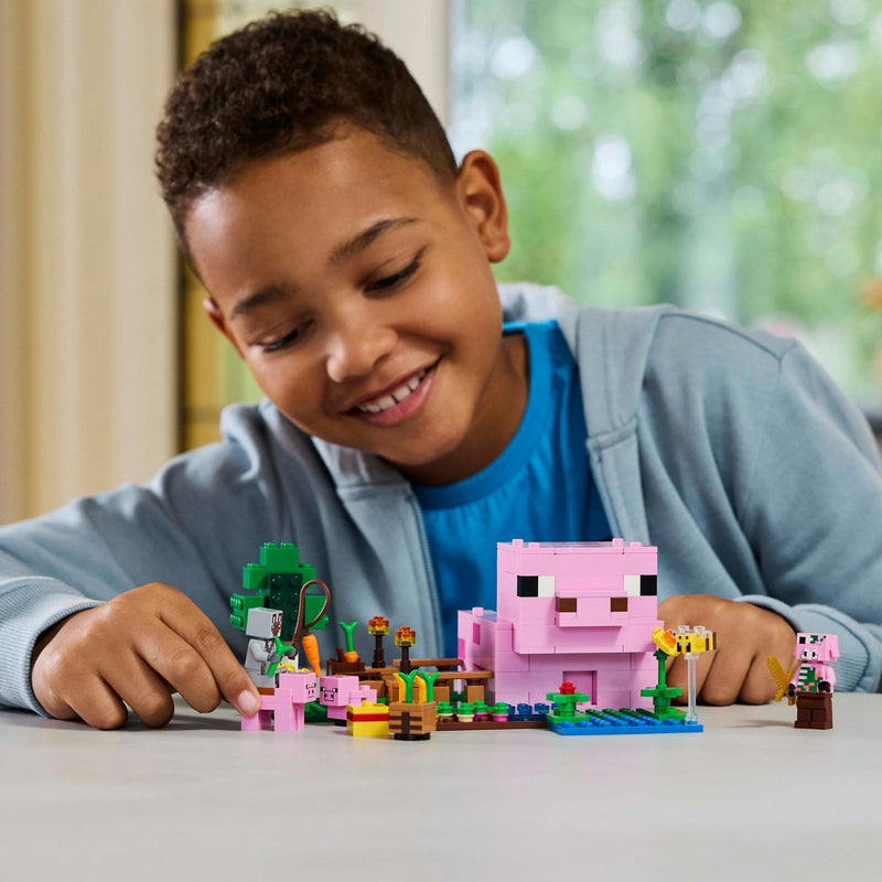 Load image into Gallery viewer, Lego minecraft 21268 het huis van het biggetje
