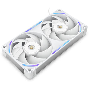 Nzxt f240x rgb case fans (wit, 2 stuks, 240 x 120 x 30 mm, pwm)
