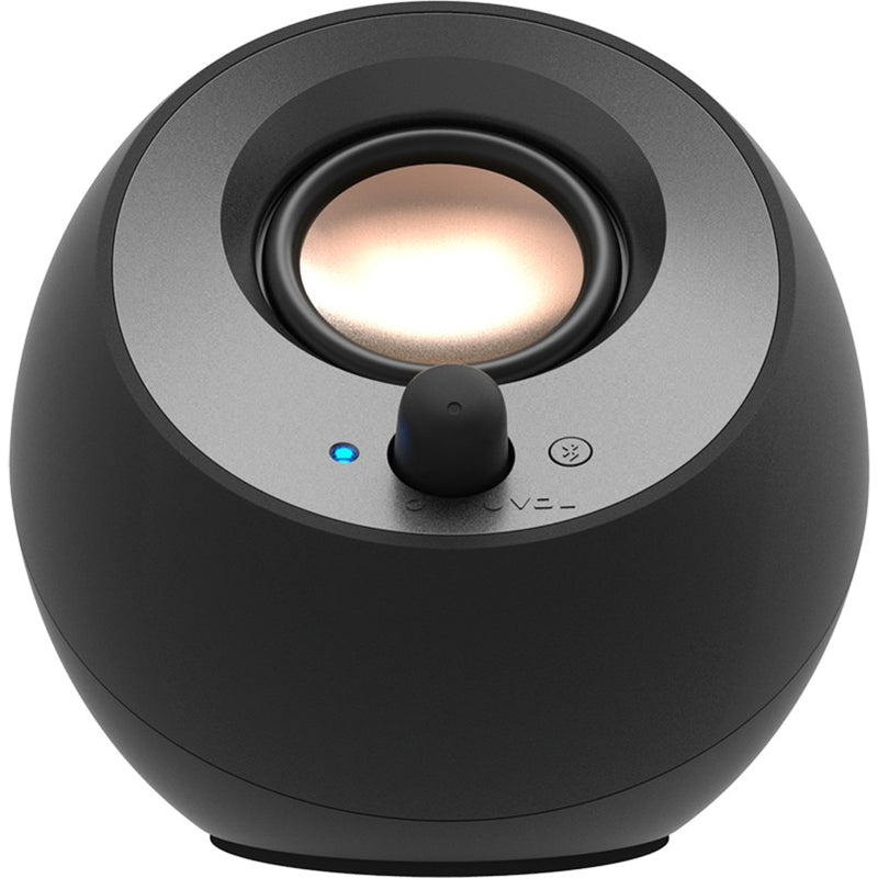 Afbeelding laden in galerijviewer, Creative pebble v3 pc-luidspreker (zwart, bluetooth, usb-c, aux)
