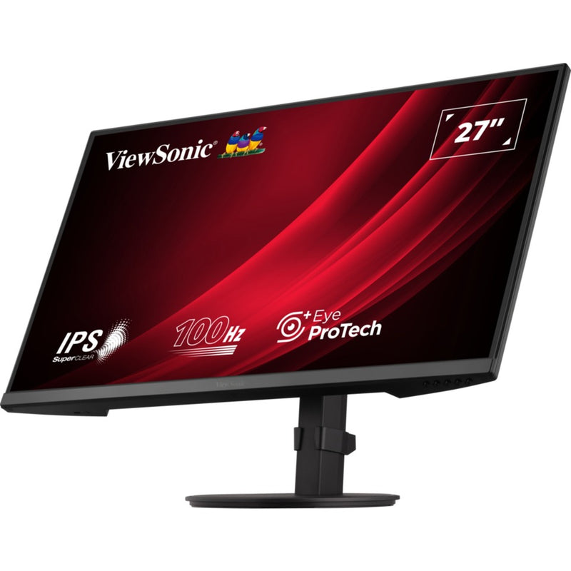 Load image into Gallery viewer, Viewsonic vg2708a 27 monitor (zwart, 1x hdmi, 1x displayport, usb-c, usb-a, sound, 100 hz)
