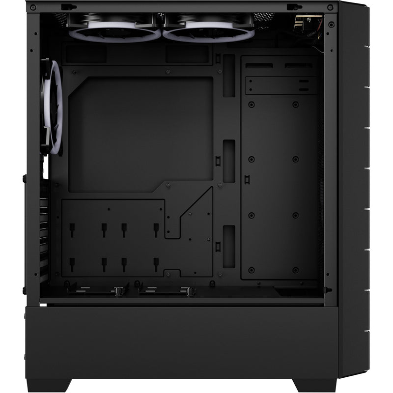 Load image into Gallery viewer, Sharkoon rgb hex midi tower behuizing (zwart | 2x usb-a | 1x usb-c | rgb | tempered glass)
