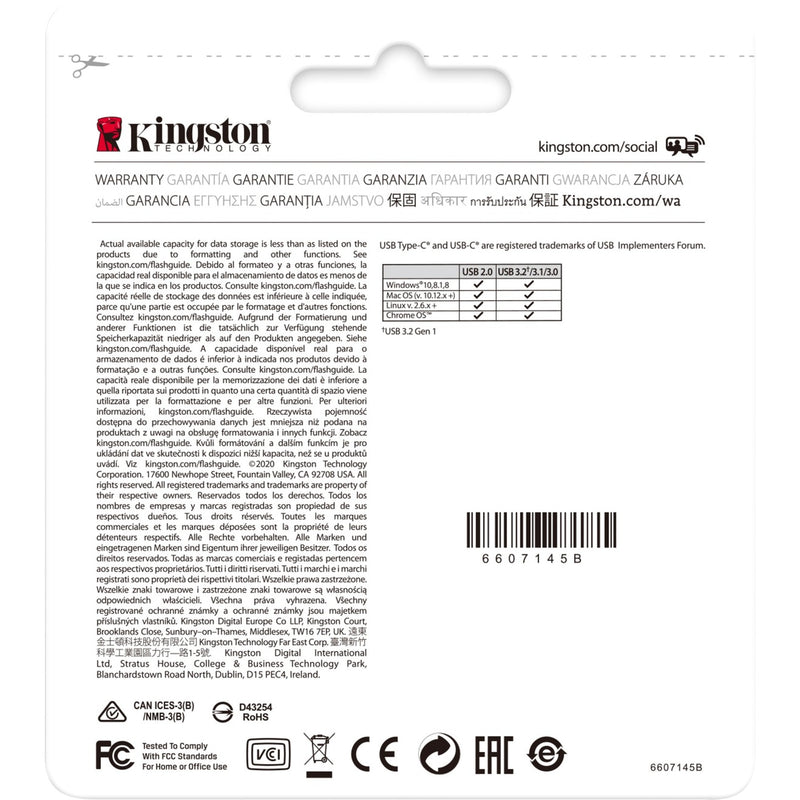 Load image into Gallery viewer, Kingston datatraveler 70 256 gb usb-stick (zwart, dt70 256gb, usb-c 3.2 gen 1)
