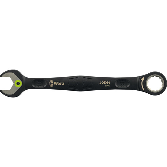 Wera 6000 joker black edition 11 set 1 steek-ringratelsleutelset, 11‑delig moersleutel (zwart)