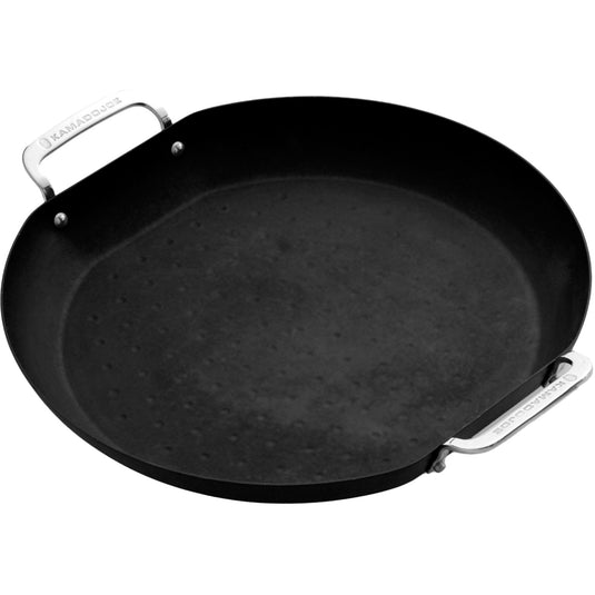 Kamado joe karbon steel paella pan bak- braadpan