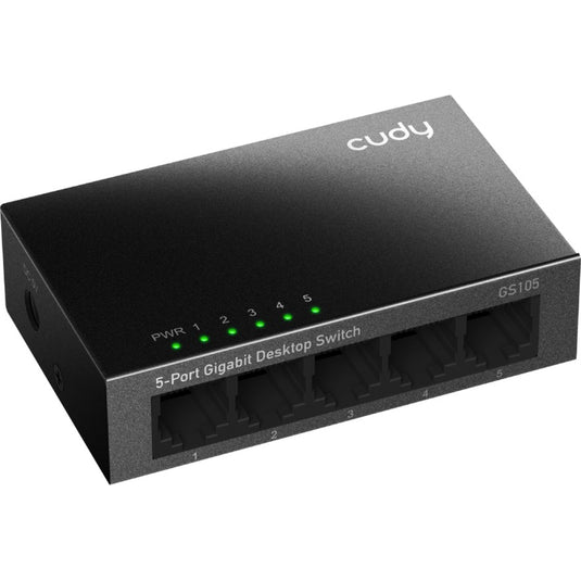 Cudy 5-port gigabit desktop metal switch (zwart)