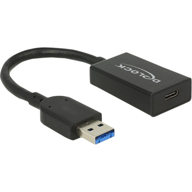 Load image into Gallery viewer, Delock converter usb-a 3.1 > usb-c adapter (zwart, 0,15 meter)
