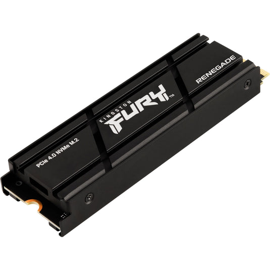 Kingston fury renegade met heatsink 2 tb ssd (zwart, sfyrdk 2000g, pcie 4.0 nvme, m.2 2280)
