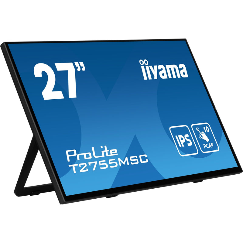 Load image into Gallery viewer, Iiyama prolite t2755msc-b1 27 touchscreen monitor (zwart, hdmi, displayport, 2x usb-a)
