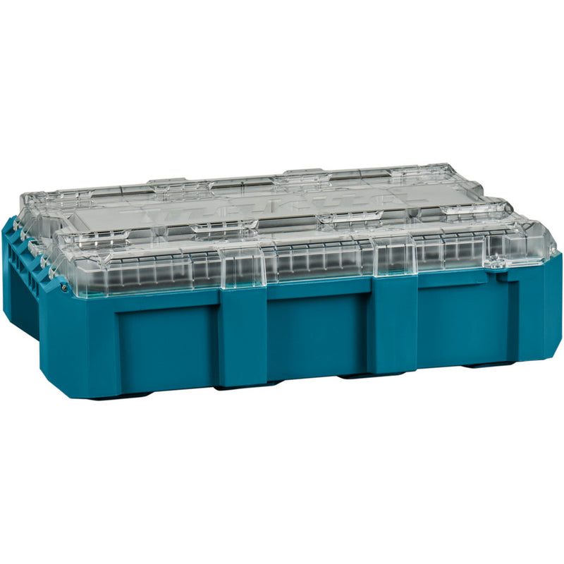Load image into Gallery viewer, Makita maktrak organizer medium p-91045 gereedschapsbox (blauw zwart)
