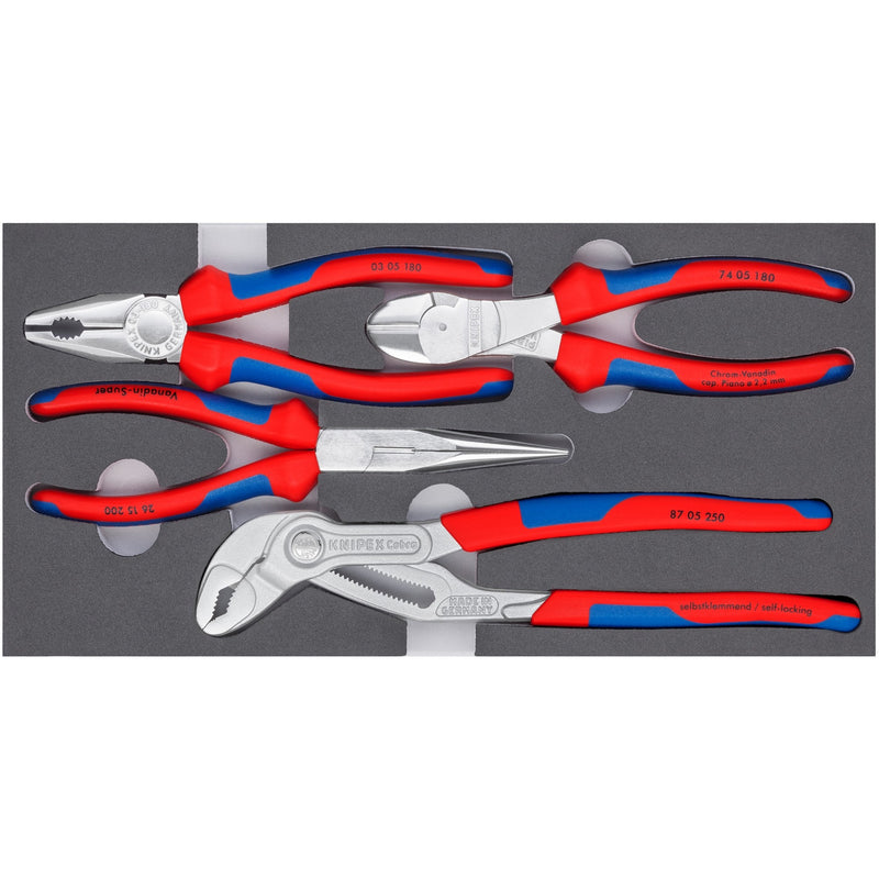 Load image into Gallery viewer, Knipex zangen-set basic chrom 00 20 01 v17 tangenset (4-delig)
